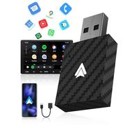 WityEye Adaptador Android Auto Inalámbrico, AA Inalambrico para Smartphone Android 11+, Bluetooth V5.3, Doble Núcleo WLAN a 5.8 GHz, Alta Velocidad y Estable