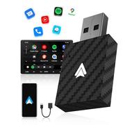 WityEye Adaptador Android Auto Inalámbrico, Bluetooth V5.3 Conexión Estable, 5.8GHz WiFi de Alta Velocidad, USB A/C, para Smartphone Android 11+, Convierte Conexión con Cable en Inalámbrica
