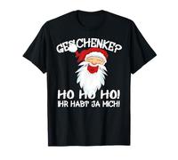 Witzig Hemd Weihnacht Spruch Geschenke ho ho Habt ja Mich Camiseta