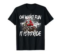 witzig Top Cool Hemd Weihnacht Biker Motorrad Feo Navidad Camiseta