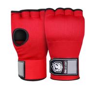 WIVKS Guantes interiores de boxeo de gel para hombres y mujeres con muñequera larga, guantes acolchados elásticos para Muay Thai, artes marciales, kickboxing, artes marciales, taekwondo, saco de boxeo