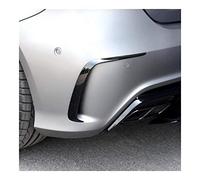 Wivplex 1 par de alerones divisores de Parachoques Trasero Abs Negros for Coche, Canard, for Mercedes-Benz, W176 A200 A250 A45 Amg 2013-2016 Embellecedor para alerón de Coche