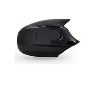 Wivplex 1 par de molduras laterales for espejo retrovisor coche, for, E87, E81, E82, E90, E91, E92, E93, 120i, 128i, 118d, 120d, 130i Tapa de la cubierta del espejo lateral del coche(BLACK-LEFT)