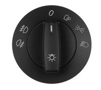 Wivplex 1K0941431N Interruptor de control faros antiniebla 10 pines, for VW, Caddy, III, Jetta, Golf, V VI 5 6, Passat, B6 CC, Rabbit Reemplazo del interruptor de luz antiniebla del au