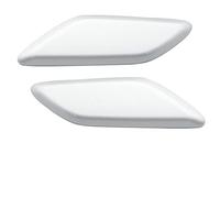 Wivplex 2 Piezas, for Mazda, 6 Atenza 2017 2018 2019 Tapa de Boquilla rociadora Lavafaros Parachoques Delantero Coche Limpiador Faros Ajuste Jet Tapa de la boquilla del lavafaros(BLACK Silver Lh Rh)