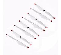 Wivplex 8 piezas 9450 hélices autoblocantes, repuestos de cuchillas repuesto, accesorio ventilador ala CW CCW, for Phantom, 2 3 Drone Juego de palas de hélice para drones(Rot)