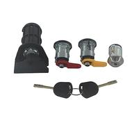 Wivplex 96FGA22050CGPA JUEGO COMPLETO DE CERRADURA PUERTA 2 LLAVES, for Ford, for Fiesta, 1989-2002 Interruptor de encendido del coche