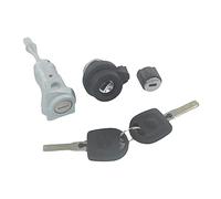 Wivplex AL303 56D837167 JUEGO COMPLETO INTERRUPTOR DE ENCENDIDO BARRIL CERRADURA PUERTA DELANTERA IZQUIERDA, for VW, for Passat, 2010-2015 Interruptor de encendido del coche(BLACK 3PCS SET)