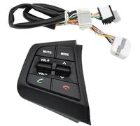 Wivplex Botón de control crucero del coche, for Hyundai, for Creta Ix25 1.6L 2015-2019 Botones volante volumen remoto con cables Kit de interruptores para volante(BLACK L 2)