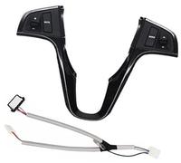 Wivplex Botón de control crucero del coche, for Hyundai, VERNA, SOLARIS 2011-2016 volante Interruptor botón música volumen audio Kit de interruptores para volante(BLACK 5)