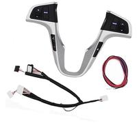 Wivplex Botón de control crucero del coche, for Hyundai, VERNA, SOLARIS 2011-2016 volante Interruptor botón música volumen audio Kit de interruptores para volante(BLACK 9)