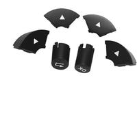 Wivplex Botón de control crucero del coche, for W204 W212 X204 2008-2015 Volante multifuncional Botones interruptor izquierdo Cubierta decorativa Kit de interruptores para volante