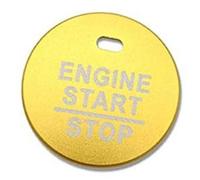 Wivplex Caja de anillos parada arranque con un botón for decoración motor encendido Interior automático for Fit, for Civic, 2018 Cubierta del botón de arranque del motor