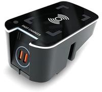 Wivplex Cargador inalámbrico QI for Coche, Panel de Carga for teléfono, 15 W, for, XC90, XC60, S90, S60, V90, V60, Cargador for Cargador inalámbrico para Coche