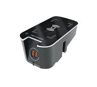 Wivplex Cargador inalámbrico QI for teléfono móvil de 15W, for, XC60 S60 V60 XC90 S90 V90, Placa Carga inalámbrica for modificada Cargador inalámbrico para Coche