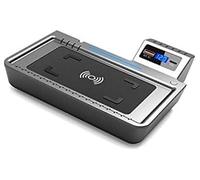 Wivplex Cargador inalámbrico QI for teléfono móvil de Coche 15 W, Ford, for Explorer, 2020 2021 2022 Panel Carga inalámbrica for Modificado for Interior Cargador inalámbrico para Coche