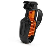 Wivplex Clip for gafas de sol ABS naranja y negro Sourcingmap, for vehículo Soporte de clip para parasol de coche