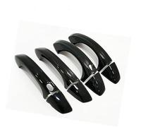 Wivplex Cubierta cromada for manija de puerta coche, for VW, Golf, 6 MK6, Skoda, Superb 2009-2013 Cubierta para manija de puerta exterior de automóvil(Black 2 Buttons)