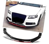 Wivplex Divisor de alerón Labios Parachoques Delantero Coche, para, para A4 B8, para S4 2008-2010, Protector Kit carrocería Deflector protección Difusor Divisor de Parachoques Delantero del Coche