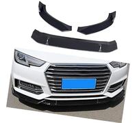 Wivplex Divisor de alerón Labios Parachoques Delantero Coche, para, para A4 Berlina 2018 2019, Protector Kit carrocería Deflector protección difusor Difusor Divisor de Parachoques Delantero del Coche