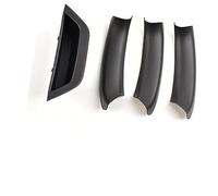 Wivplex Embellecedor de cubierta tirador manija puerta Interior coche, para Bmw, para X3, para X4, pegatinas cuenco embellecedor del marco de la manija de la puerta del coche(BLACK Fiber 4 Piece Set)