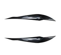 Wivplex Faros delanteros ABS brillante, ceja, párpado, for F30, for sedán, 2012-2015 320i, 328i, 335i, F80 M3, 2014-2018 F31 Touring, 2013-2015 Adhesivo para faros delanteros(Carbon Styling)
