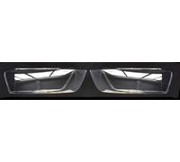 Wivplex, for Audi, Q3 2010-2015 Cristal de faro delantero de coche Cubierta de faro delantero de coche Carcasa de lente transparente Lámpara Cubierta De Lente De Faro(BLACK Left and right)
