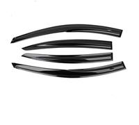Wivplex For Hyundai, for Elantra, 2017-2020 4 Piezas Visera de ventilación Ventana Deflector Lluvia y Sol Protector Tapa Cubierta Ceja for Coche Deflector solar para puerta de coche