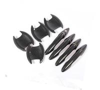 Wivplex for Hyundai, Solaris 2010 2011 2012 2013 2014 2015 Nueva cubierta de manija puerta coche fibra carbono Cubierta para manija de puerta exterior de automóvil(BLACK Door Handle- Bowl)