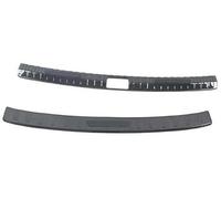 Wivplex for Skoda, for Octavia, for Pro A8 Protector de Panel Cubierta Parachoques Trasero umbral Maletero Coche Accesorios Ajuste Placa Desgaste Adhesivo Protector para Parachoques de Coche(Schwarz)