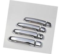 Wivplex for Toyota, Prado 150, for Land Cruiser, J150 2010-2019 LC150 LC200 Cubierta negra brillante for manija de puerta coche Cubierta para manija de puerta exterior de automóvil(Silver 2 Sensor)