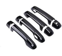 Wivplex for Toyota, Prado 150, for Land Cruiser, J150 2010-2019 LC150 LC200 Cubierta negra brillante for manija de puerta coche Cubierta para manija de puerta exterior de automóvil(Black 2 Sensor)