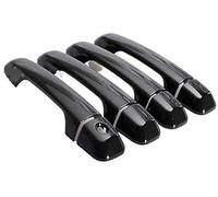 Wivplex for Toyota, Prado 150, for Land Cruiser, J150 2010-2019 LC150 LC200 Cubierta negra brillante for manija de puerta coche Cubierta para manija de puerta exterior de automóvil(Black No Sensor)