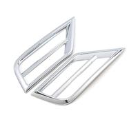 Wivplex For VW, for, for MK2 2017-2019, marco de cubierta moldura luz antiniebla delantera cromada, decoración exterior ABS Ajuste de la cubierta de la luz antiniebla del coc(Style A)