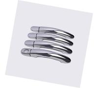 Wivplex for VW, for POLO, 2004 2005 2006 2007 2008 2009 Cubiertas cromadas de manija Puerta Coche Fibra Carbono Cubierta para manija de puerta exterior de automóvil(BLACK Model 1)