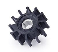 Wivplex Impulsor Negro Bomba de Agua de mar cruda, for Sherwood, 10077K-SHW Westerbeke 11764 33100 Motor fueraborda de Goma 6 Palas Piezas de Motor de Barco Impulsor de Bomba de Agua Marina