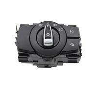 Wivplex Interruptor de control faros delanteros for Serie 1, 3, X1, E87, E82, E90, E91, E92, E93, E84, 61319169404 Interruptor de control de faros del tablero del automóvil(BLACK 7)