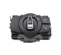 Wivplex Interruptor de control faros delanteros for Serie 1, 3, X1, E87, E82, E90, E91, E92, E93, E84, 61319169404 Interruptor de control de faros del tablero del automóvil(BLACK 9)