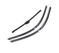 Wivplex Juego de escobillas limpiaparabrisas for ventana delantera y trasera de 26 pulgadas, 26 pulgadas y 14 pulgadas, for VW, Touareg, 2003-2006 Escobilla limpiaparabrisas delantera