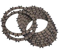 Wivplex Kit de fricción de embrague de moto Kit de acero placas fricción embrague motocicleta, para Ec250 Ec300 2021-2023 Ec 250 300(BLACK Clutch Plates Only)