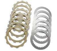 Wivplex Kit de fricción de embrague de moto Kit de placa disco fricción embrague motocicleta, para SV400N SV400SN VK53A Sv400 X/Y/K1/K2 SX/SY/SK1/SK2 Sv650 Abs 21441-37440