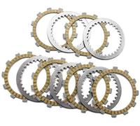 Wivplex Kit de fricción de embrague de moto Para Rm125 G/H Gp100 Rm100 Gp125 Ts125 Tu125 Ts250 Ts185 Gt200, para Xtc125 Kit de placa disco fricción embrague motocicleta