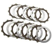 Wivplex Kit de fricción de embrague de moto Para TT500C TT500D TT500F TT500G TT500H XT500C XT500D XT500E XT500F XT500G Xt500 Kit de placa disco fricción embrague motocicleta