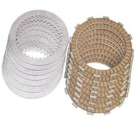 Wivplex Kit de fricción de embrague de moto Placas de fricción embrague motocicleta acero, para Dr800 800 1990-1997 21441-44B00-000 21441-44B01-000 21451-44B00-000