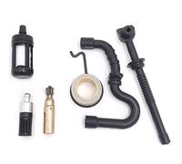 Wivplex Kit de manguera línea filtro aceite y combustible con engranaje helicoidal for bomba, for STIHL, MS 180 170 MS180 MS170 018 017 Piezas motosierra 11236407102 Bomba de aceite para motosierra