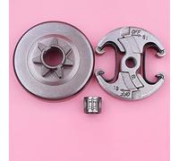 Wivplex Kit de montaje cojinete tambor embrague 325 7T, for Husqvarna, 455 460, for Rancher, pieza motosierra 537291702 537110503 Patilla de cambio de bicicleta