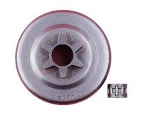 Wivplex Kit de rodamiento piñón tambor embrague 3/8" 6T, for Husqvarna, 240 235 136 137 141 142 36 41 motosierra 530 04 70 61 Patilla de cambio de bicicleta