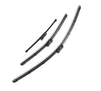 Wivplex Limpiaparabrisas delantero y trasero LHD de 24, 16 y 10 pulgadas, escobillas de limpiaparabrisas for VW, for UP 2011, 2012, 2013, 2014, 2015, 2016 y 2017 Escobilla limpiaparabrisas delantera