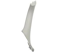 Wivplex Manija de puerta interior coche, estilo conducción con mano izquierda, para Bmw Serie 5 F10 F11 F18 F30 520I, para 525I embellecedor del marco de la manija de la puerta del coche(Grey Left)