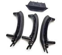 Wivplex Manija de puerta interior coche Rhd fibra carbono izquierda derecha, para Bmw, para X3, para X4 F25 F26 2010-2016 embellecedor del marco de la manija de la puerta del coche(BLACK Rhd 7pcs Set)